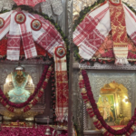 Rajasthan’s Dhandan Dham temple draped in Gamosa and Japi for Bohag Bihu
