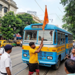 Hindu man forced to remove religious flag by mob in Kolkata