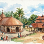 Assam's Kamakhya Temple (left) and Kerala's Chengannur Mahadeva Temple (right).
