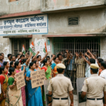 Locals surround TMC councillor’s home over forced evictions