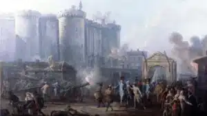 Storming of the Bastille by Jean-Baptiste Lallemand