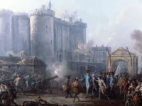 Storming of the Bastille by Jean-Baptiste Lallemand