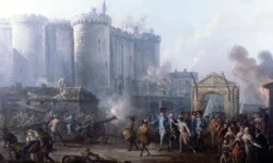 Storming of the Bastille by Jean-Baptiste Lallemand