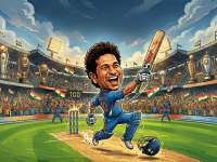 Conquering the 22 Yards: The Journey of Sachin Tendulkar
