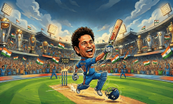 Conquering the 22 Yards: The Journey of Sachin Tendulkar