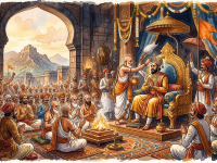The Coronation of Chhatrapati Shivaji Maharaj